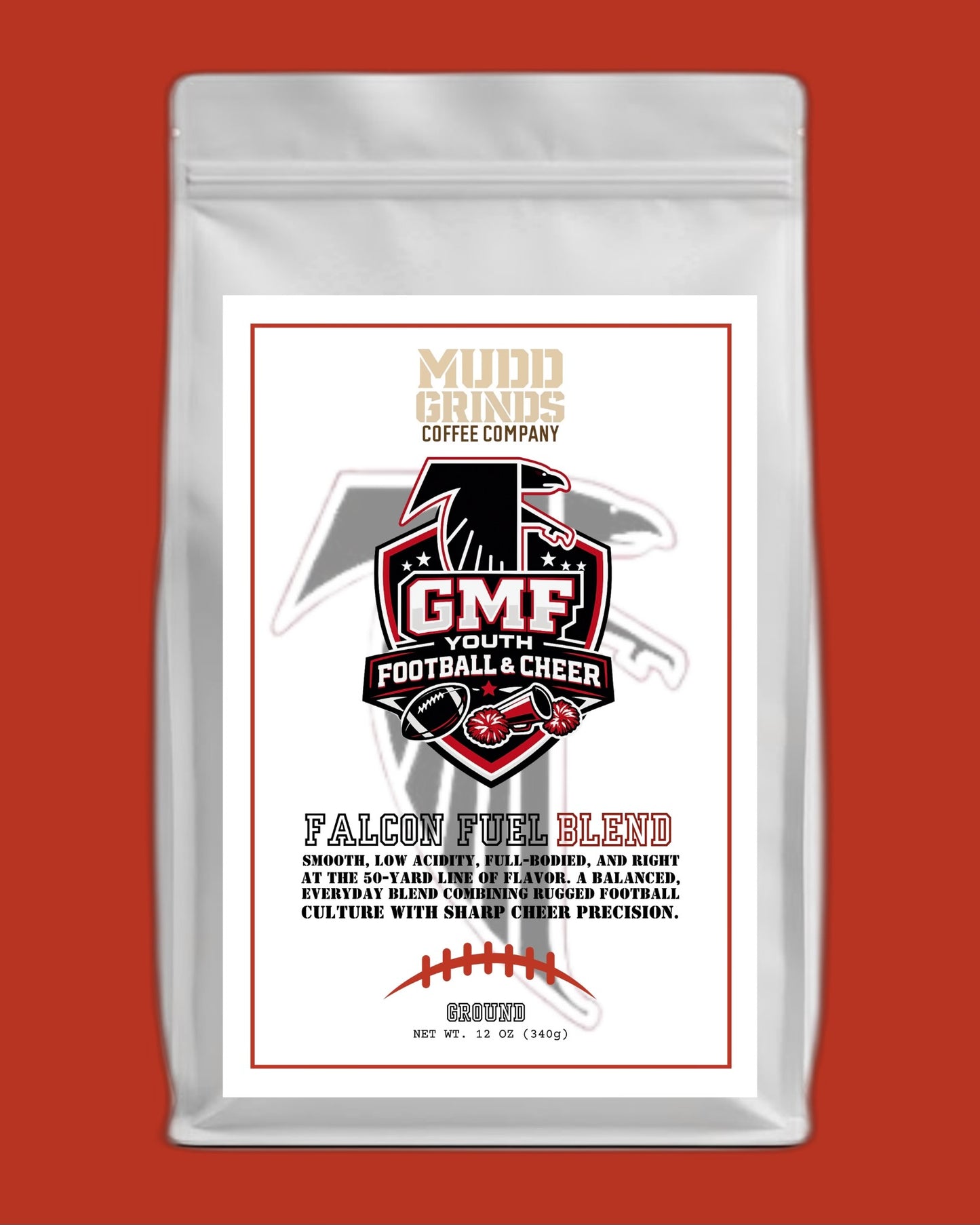 Falcon Fuel Medium Roast 12oz Ground