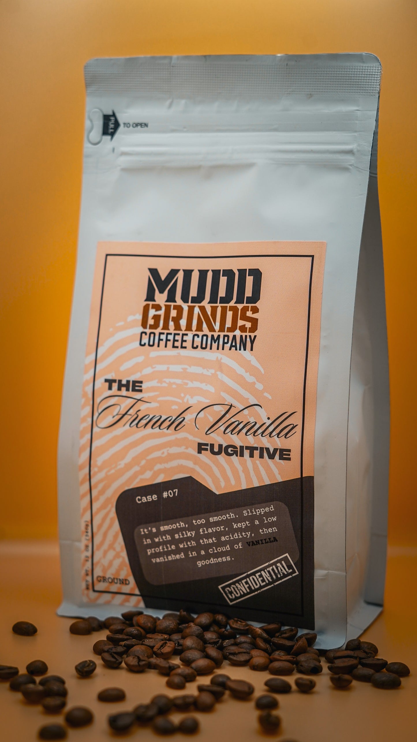 French Vanilla Fugitive – Smooth French Vanilla Coffee (12oz Ground)