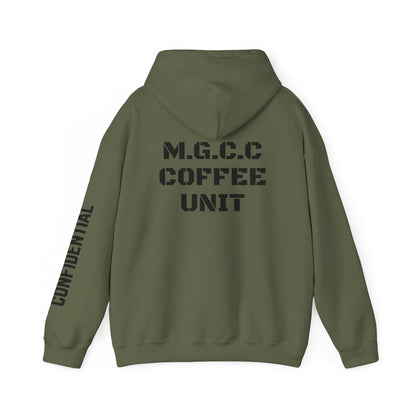 M.G.C.C. Hoodie – Coffee Unit Issue #001 [CONFIDENTIAL]