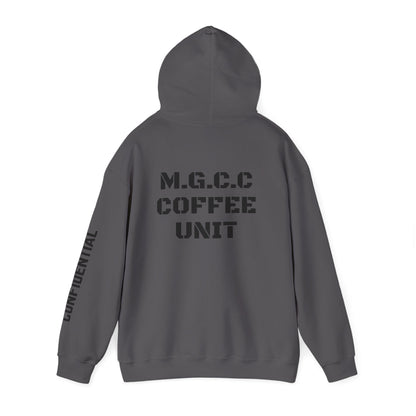 M.G.C.C. Hoodie – Coffee Unit Issue #001 [CONFIDENTIAL]
