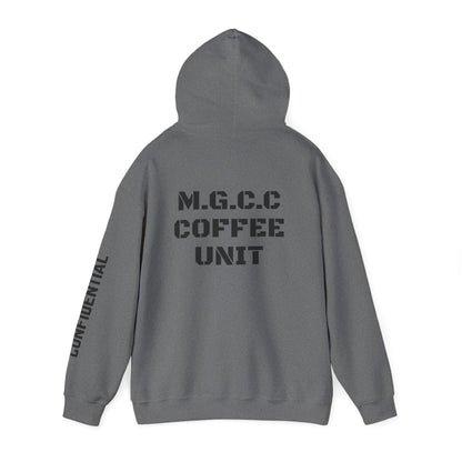 M.G.C.C. Hoodie – Coffee Unit Issue #001 [CONFIDENTIAL]