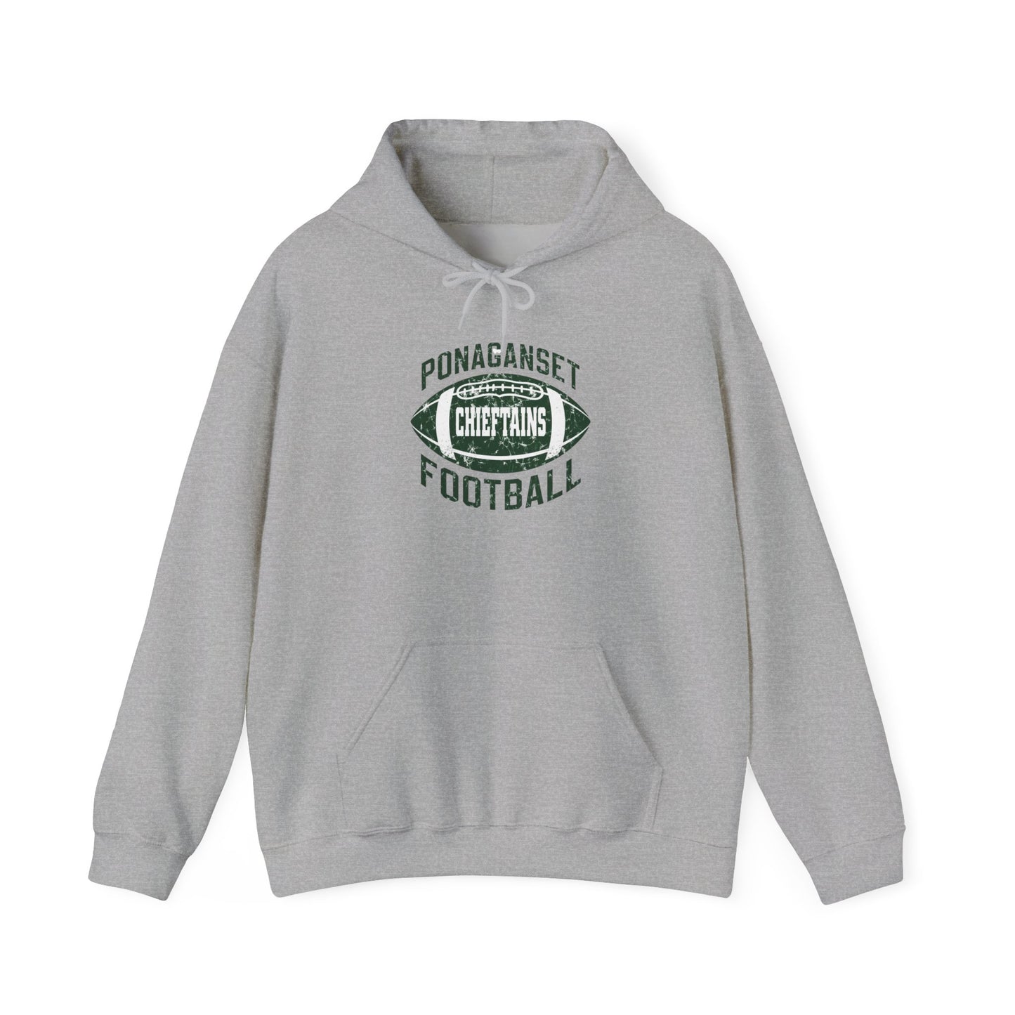Ponaganset Chieftains Football Hoodie — Vintage Football Logo Sweatshirt