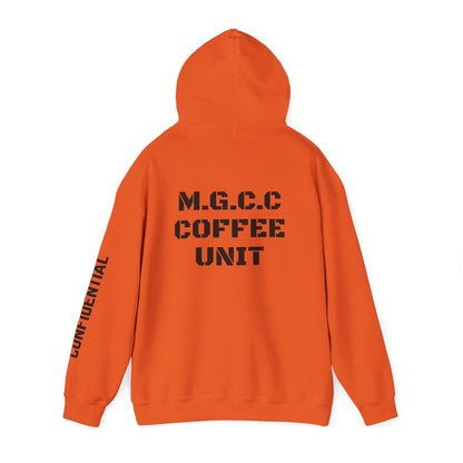 M.G.C.C. Hoodie – Coffee Unit Issue #001 [CONFIDENTIAL]