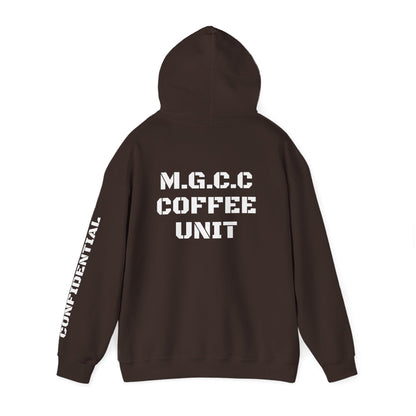 M.G.C.C. Hoodie – Coffee Unit Issue #001 [CONFIDENTIAL]