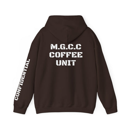 M.G.C.C. Hoodie – Coffee Unit Issue #001 [CONFIDENTIAL]