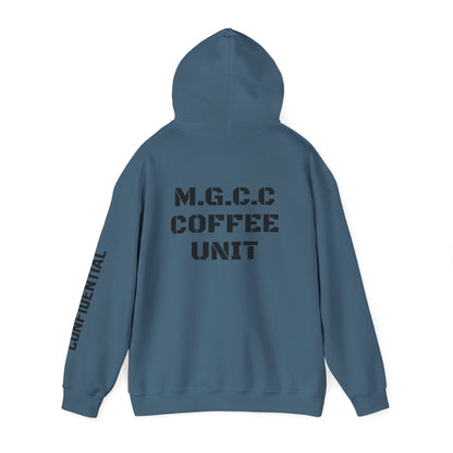 M.G.C.C. Hoodie – Coffee Unit Issue #001 [CONFIDENTIAL]