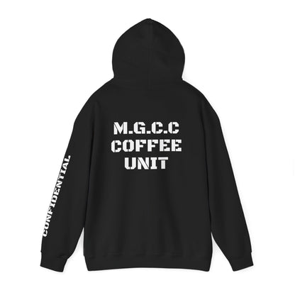 M.G.C.C. Hoodie – Coffee Unit Issue #001 [CONFIDENTIAL]