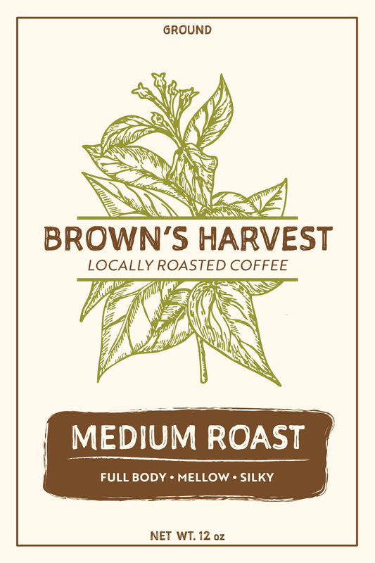 Brown's Harvest Medium Roast 12oz Ground